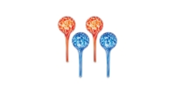 Water Globes Blue/Red 4-Pack £3.99