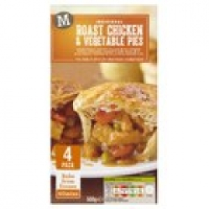 Morrisons Roast Chicken & Vegetable Pies
