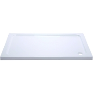 Wickes Slimline High Density Foam Shower Tray White 1200x760 £74.99