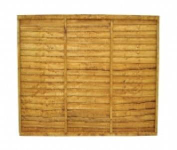 Wickes Overlap Fence Panel 1.83m x 1.55m Autumn Gold