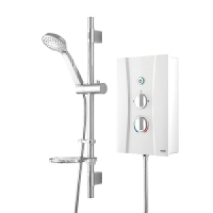 Wickes Hydro Thermostatic Electric Shower White 8.5kW £83.99