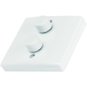 Wickes Dimmer Switch 2 Gang 2 Way 250W Slimline White £12.99