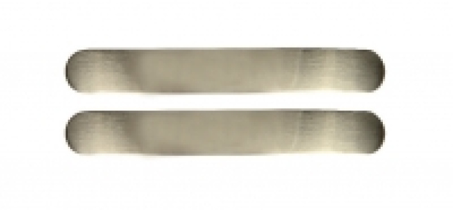 Wickes Curved Pull Handles Brushed Nickel Finish 112mm 2 Pac £6.49