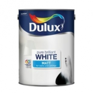 Dulux Matt Emulsion Pure Brilliant White 5L £16.00