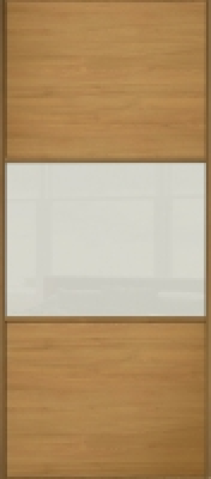 Wickes Sliding Wardrobe Door Wideline Oak Panel & Soft White £103.20