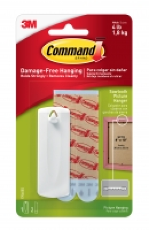 Command Sawtooth Sticky Nail White