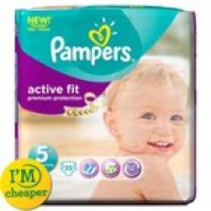 Pampers Active Fit Size 5 Junior 11-25 £8.50