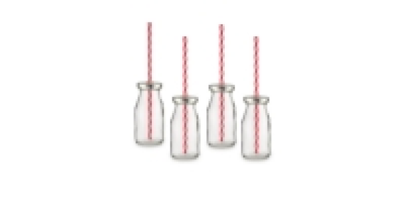 Glass Drinking Bottles - 6 Pack £3.99
