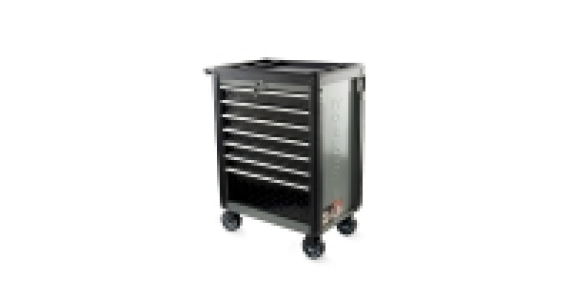 Grey/Black Metal Tool Cabinet