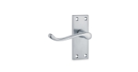 Satin Chrome Door Handle 3-Pairs