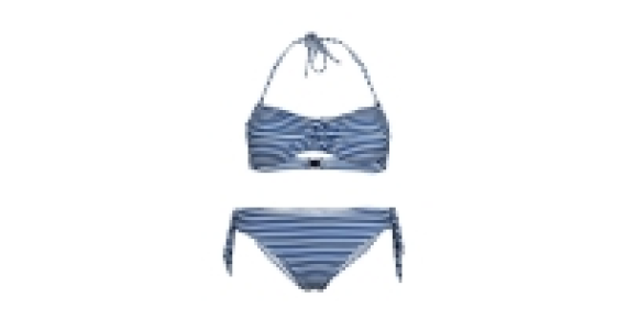 Ladies Stripe Bikini Set