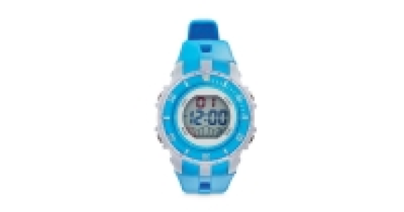 Blue & White Sports Watch