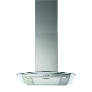 Wickes Curved Glass Designer Cooker Hood 600mm &pound;89.99