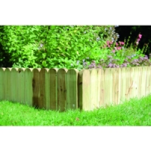 Wickes Timber Dome Top Border Edging 230mm x 1m