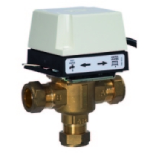 Danfoss HS3 3 Port Mid Position Valve & Actuator 22mm