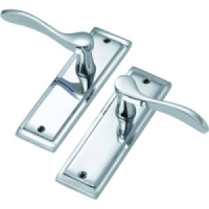 Wickes Madrid Latch Handle Chrome
