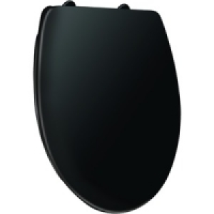 Black Thermoplastic Toilet Seat