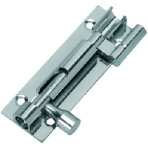 Wickes Necked Barrel Bolt Chrome Effect 76mm £4.78