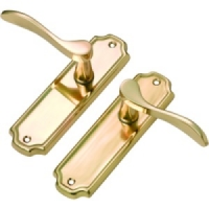Wickes Edinburgh Latch Handle Brass