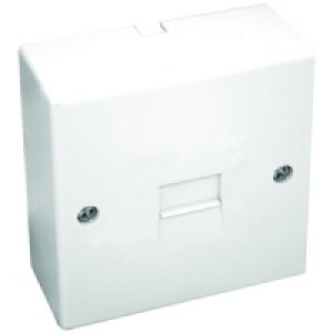 Telephone Surface Extension Socket Single
