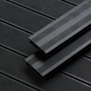 Wickes 2.4m Black Composite Decking Kit Pack 5