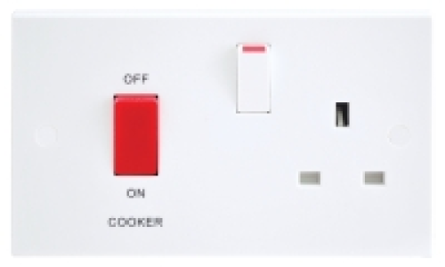 British General 45A 1 Gang Double Pole Cooker Control Unit W £10.99