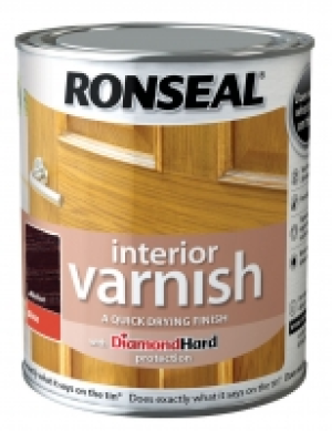 Ronseal Interior Varnish Gloss Walnut 750ml