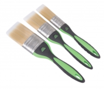 Wickes All Purpose Soft Grip Paint Brush Pack 3