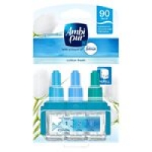 Ambi Pur 3Volution Plug In Refill Cotton Fres &pound;3.00