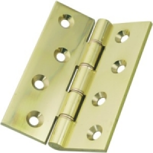 Wickes Butt Hinge Solid Brass 102mm 3 Pack
