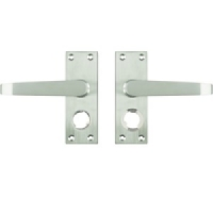 Wickes Toronto Privacy Handle Satin Nickel