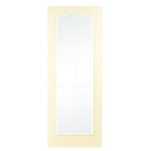 Wickes Calcot Internal Moulded Door White Glazed Primed 10 L £140.00