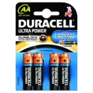 Duracell Ultra Power Batteries AA PK4