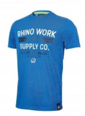 Rhino Workwear T-shirt Blue Medium