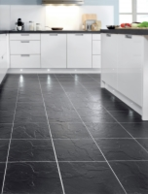 Wickes  Wickes Vesuvio Black Matt Ceramic Floor Tile 320 x 320mm