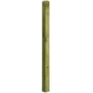 Wickes Modern Deck Post (No Notch) 80 x 80mm x 1.37m Green