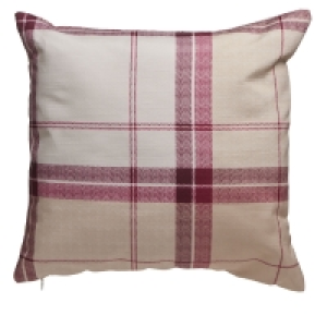 Wilko Red Check Cushion 43x43cm £6.00