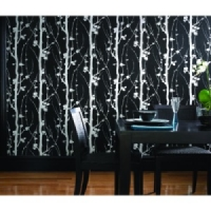 Super Fresco Textured Solitude Silver Black