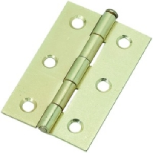 Wickes Loose Pin Butt Hinge Brass 76mm 2 Pack