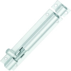 Wickes Barrel Bolt Satin Aluminium 102mm