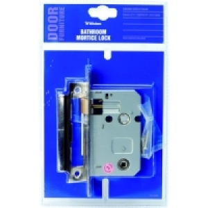 Wickes Bathroom Mortice Lock Chrome 64mm