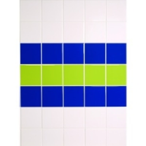 Wickes Lime Gloss Ceramic Wall Tile 147x147mm