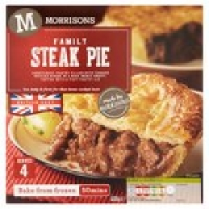 Morrisons Family Steak Pie &pound;2.00