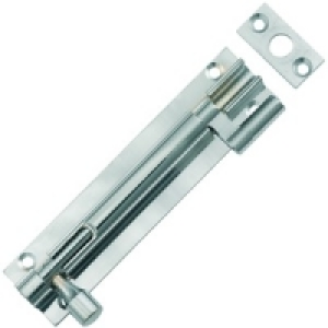 Wickes Necked Barrel Bolt Chrome Plated 102mm &pound;6.08