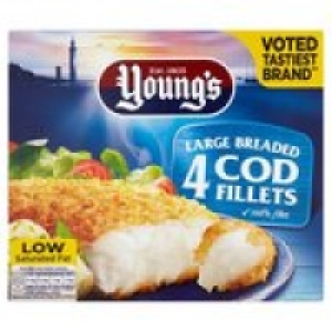 Youngs Homestyle Large Breaded Cod Fille &pound;3.00