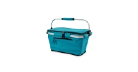 Teal One-Handle Shopping Basket