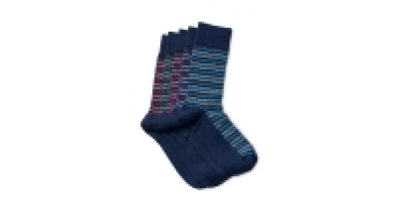 Mens Rib Socks - 5 Pack