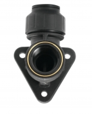 John Guest Speedfit Wall Plate Elbow 15mm