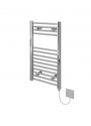 Kudox Electric Towel Radiator 400 x 700mm Flat Chrome £66.49