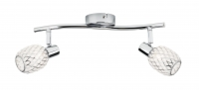 Philips Deltoid 2 Bar Spotlight Polished Chrome & Glass £29.99